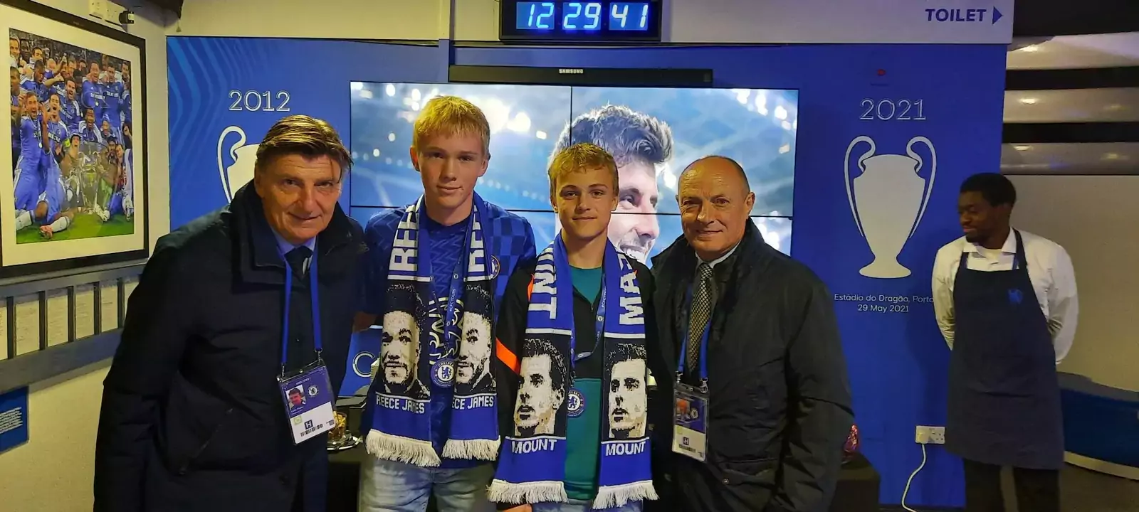 Champions League-lounge hos Chelsea